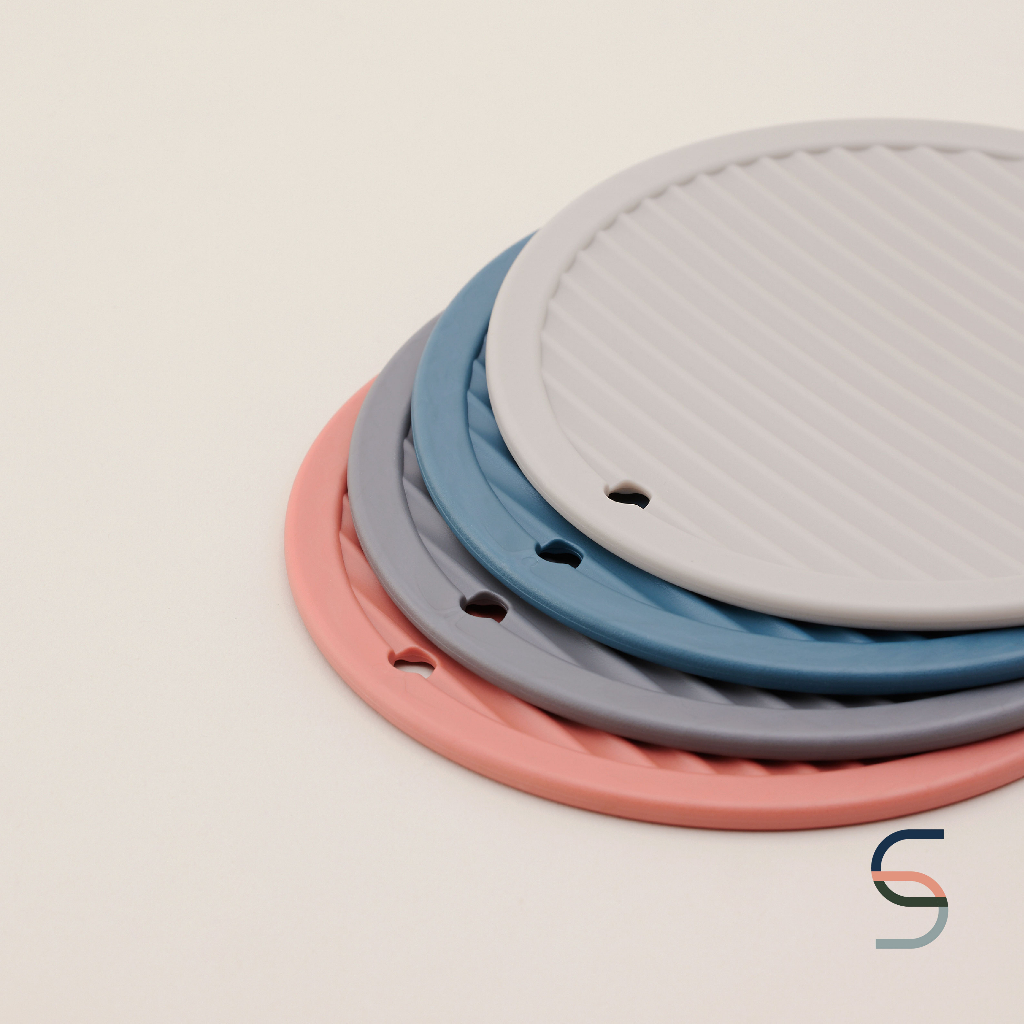 SARABARN Round Nordic Style Coaster | แผ่นรองกันร้อน ทรงกลม เซ็ต 2 ชิ้น