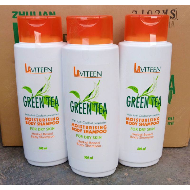 ครีมอาบน้ำชาเขียว laviteen ขนาด 500 ml.