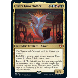 Sliver Gravemother การ์ด Magic The Gathering ของแท้ จากชุด Commander Masters