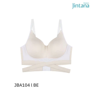 Jintana สปอร์ตบรา ไม่มีโครง รุ่น Active รหัส JBA104 ใส่สบาย กระชับ ระบายอากาศดี กระชับทุกการเคลื่อนไหว