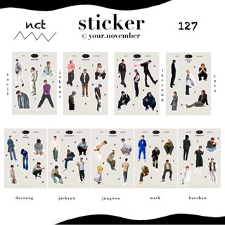 sticker ( die-cut ) nct127 boyfriend material สติ๊กเกอร์หนึ่งสองเจ็ด