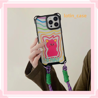 🎁ส่งของขวัญ🎁เคสไอโฟน สำหรับ 11 13 for iPhone Case 14 12 Pro Max ตลก น่ารัก แฟชั่น น่าสนใจ กันกระแทก ปกป้อง เคสโทรศัพท์