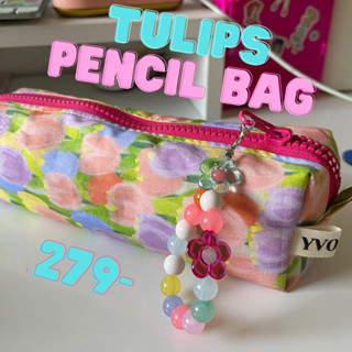 Tulips Pencil Bag by Yvonne