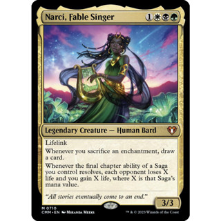 Narci, Fable Singer การ์ด Magic The Gathering ของแท้ จากชุด Commander Masters