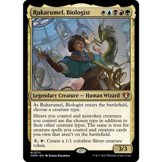 Rukarumel, Biologist การ์ด Magic The Gathering ของแท้ จากชุด Commander Masters