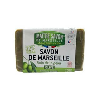 MAITRE SAVON DE MARSEILLE SOAP SAVON DE MARSEILLE SOIN DE LA PEAU OLIVE organic สบู่ล้างหน้า นํ้ามันมะกอก ออร์แกนิค