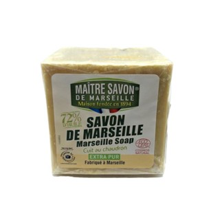 MAITRE SAVON DE MARSEILLE SOAP CUIT AU CHADRON Extra Pur สบู่ก้อน น้ำมันปาล์ม 300g - 500g สบู่น้ำมันปาล์ม สบู่