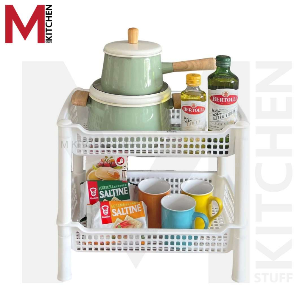 M KITCHEN SC-249/2 ชั้นวางของ ชั้นวางของในครัว 2 ชั้น (B3)