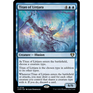 Titan of Littjara การ์ด Magic The Gathering ของแท้ จากชุด Commander Masters