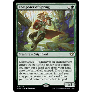 Composer of Spring การ์ด Magic The Gathering ของแท้ จากชุด Commander Masters