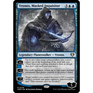 Vronos, Masked Inquisitor การ์ด Magic The Gathering ของแท้ จากชุด Commander Masters