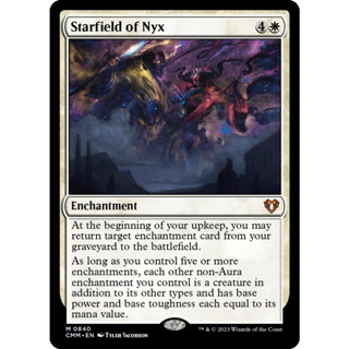 Starfield of Nyx การ์ด Magic The Gathering ของแท้ จากชุด Commander Masters