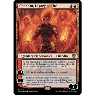 Chandra, Legacy of Fire การ์ด Magic The Gathering ของแท้ จากชุด Commander Masters