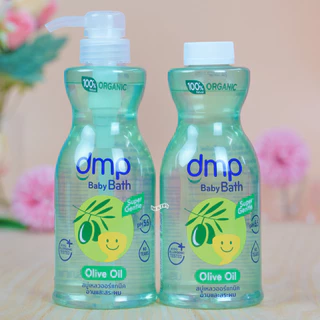 1 แถม1 DMP newborn ออร์แกนิค สบู่เหลวอาบน้ำสระผมสำหรับเด็กแรกเกิด 450 มล.แถม 450 มล.