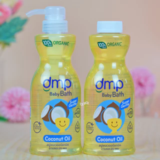 1 แถม1 DMP newborn ออร์แกนิค สบู่เหลวอาบน้ำสระผมสำหรับเด็กแรกเกิด 450 มล.แถม 450 มล.