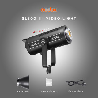 Godox SL300 III Video Light ไฟต่อเนื่อง ไฟสตูดิโอ 300W แสงสีขาว Daylight 5600K CRI96 TLCI97 Bowen Mount ประกันศูนย์ 3 ปี