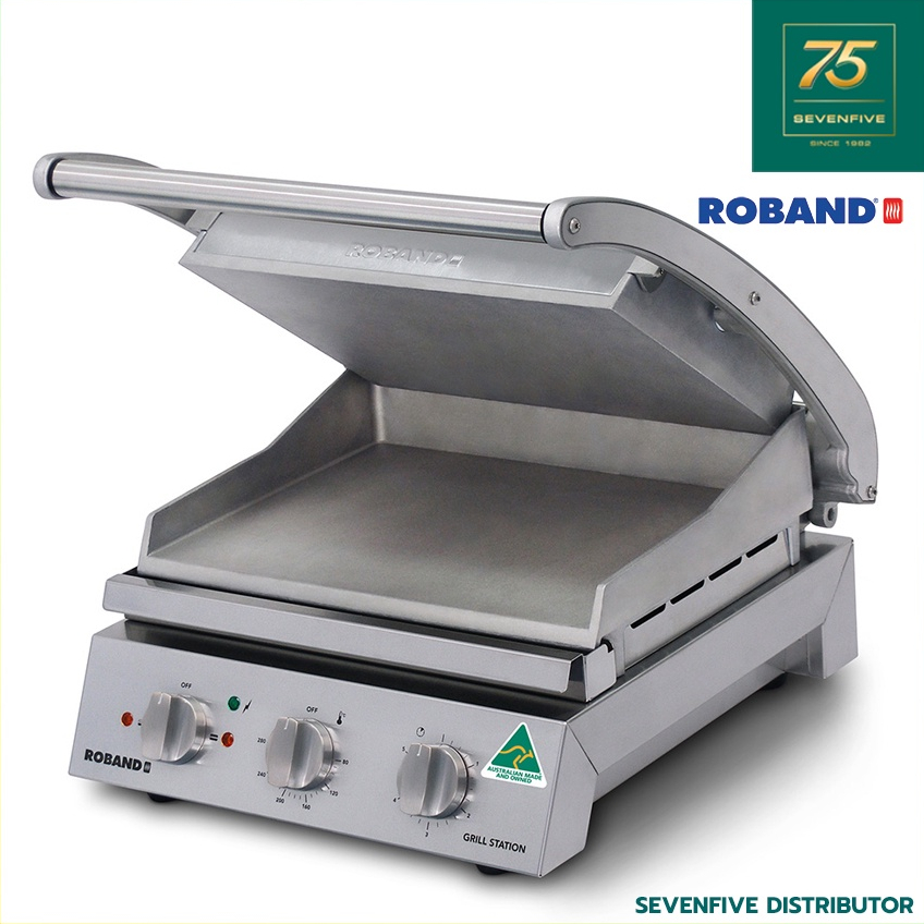 ROBAND เตาปิ้งย่างไฟฟ้า หน้าสัมผัส กว้าง xลึก 375x275 มม. ROB1-GSA610ST รับประกัน 2 ปี บริการอะไหล่