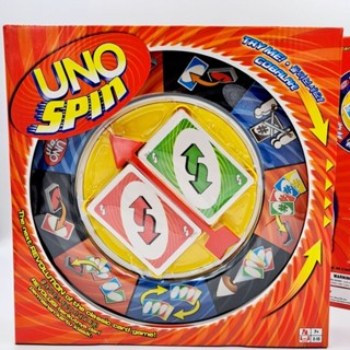 Uno Spin Board Game เกมไพ่อูโน่สปิน เกมสำหรับครอบครัว ปาร์ตี้เกม