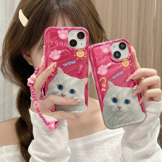 🎁อย่ายกเลิกของขวัญแถม🎁เคสไอโฟน 11 13 12 Pro Max แมว เคส for ไอโฟน14 pro max soft case Iphone