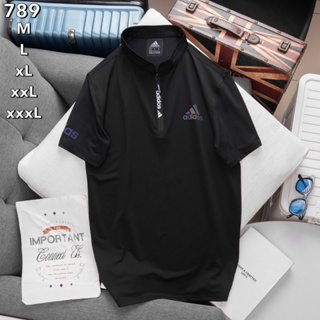 เสื้อโปโลผู้ชาย คอปกแขนสั้น ตีกอล์ฟ ใส่ลำลอง polo man AD89