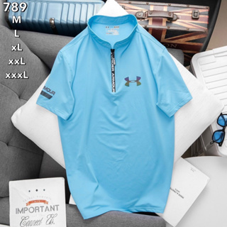 เสื้อโปโลผู้ชาย คอปกแขนสั้น ตีกอล์ฟ ใส่ลำลอง polo man UN89