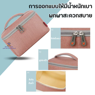 Royal kids กระเป๋าเก็บความเย็น v-coool กระเป๋าคุณแม่ แถมฟรี ไอซ์เจล 2 ซอง