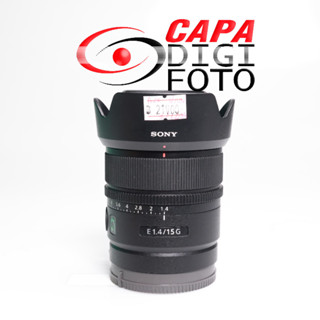 [USED]  Sony  E 15mm f/1.4 G YC  *With Box/ *เหลือประกันศูนย์ถึง 02/2024