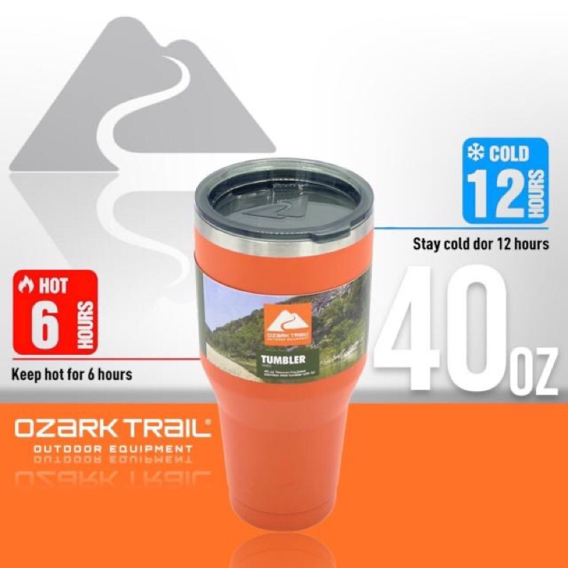 Ozark trail 40oz tumbler แก้วน้ำสแตนเลสโอชาคเทล