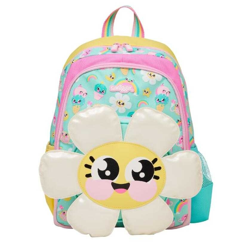 🎒Smiggle Backpacks Nursery bag กระเป๋าเป้ 🎒สมิกเกอร์ ขนาด 14-15 นิ้ว ลาย ดอกทานตะวัน พร้อมส่งในไทย 🛻