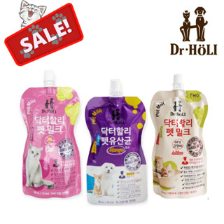 dr holi pet milk pouch for cat นมสำหรับแมวทุกช่วงวัย