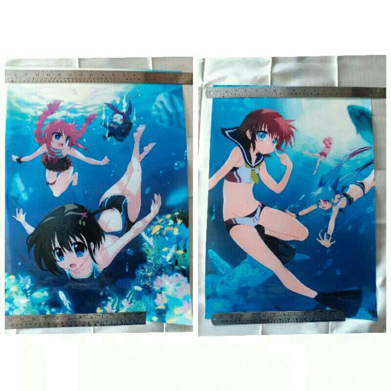 สินค้าของสะสม โปสเตอร์ Yagami Hayate Merch ( Used ) Page 2 แผ่น พลาสติกกันน้ำ สินค้าญี่ปุ่นมือสอง​