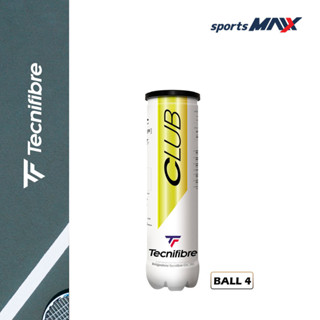 ลูกเทนนิส  Tecnifibre Club Tennis Balls ( กระป๋องบรรจุ 4 ลูก )