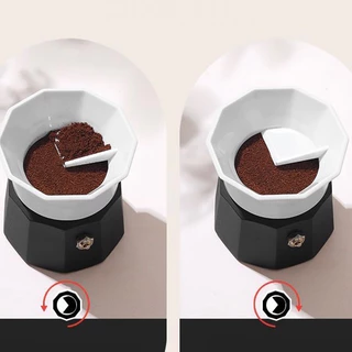 ❤ Diamond Coffee หม้อป้อนผงมอคค่า Moka Pot Dosing Ring กรวยกรอกกาแฟ สำหรับ ใหม่ หม้อป้อนผงมอคค่า เรียบง่าย อุปกรณ์เสริม