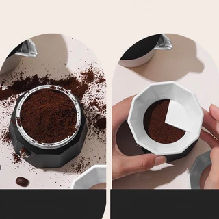❤ Diamond Coffee หม้อป้อนผงมอคค่า Moka Pot Dosing Ring กรวยกรอกกาแฟ สำหรับ ใหม่ หม้อป้อนผงมอคค่า เรียบง่าย อุปกรณ์เสริม