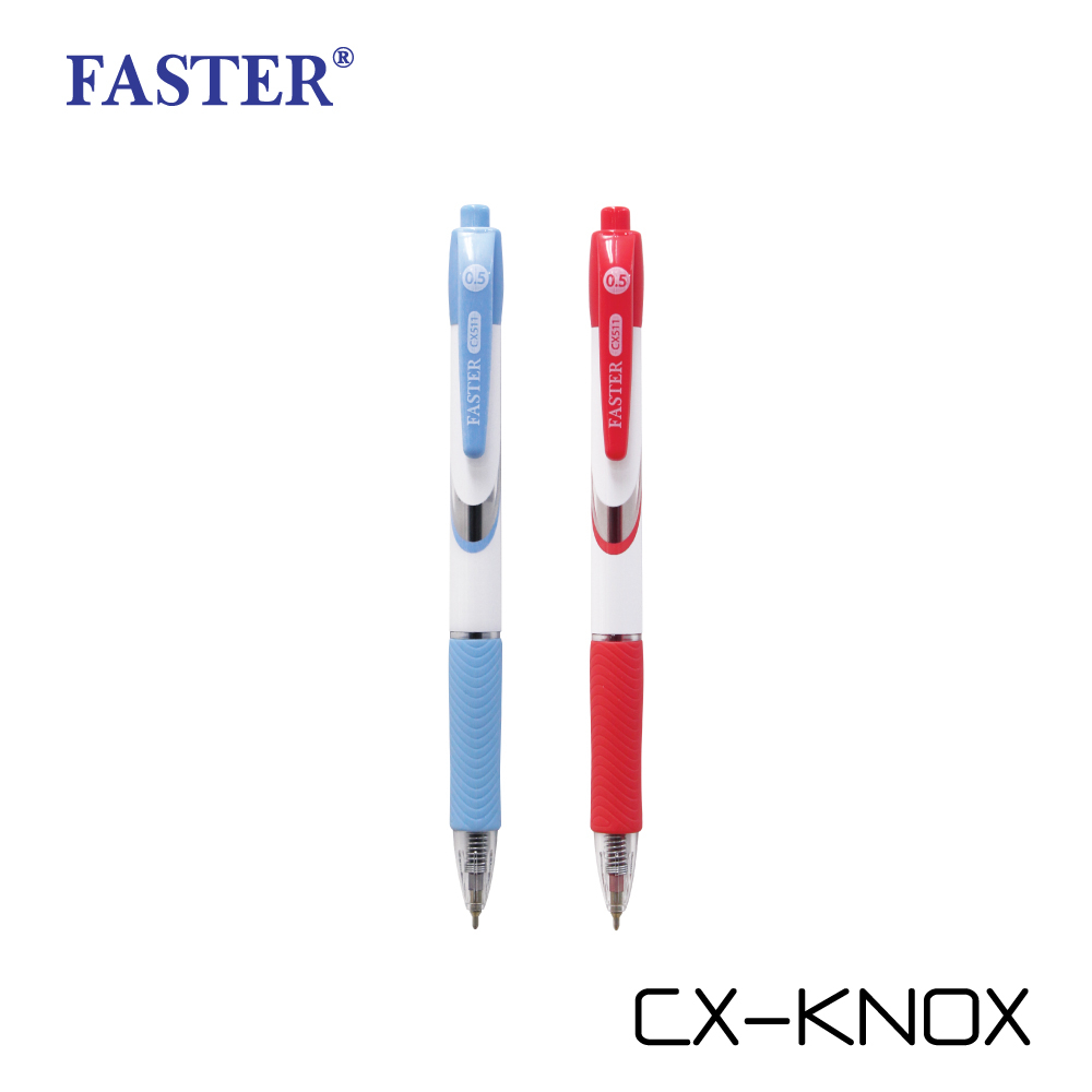ปากกาลูกลื่น ชนิดกด CX-KNOX 0.5 MM. FASTER CX511