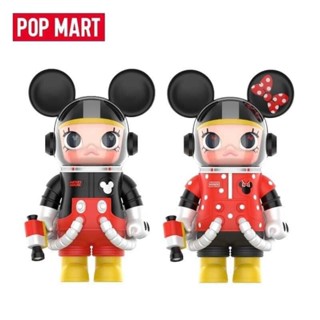 💖 ของแท้ พร้อมส่ง 💖  POP MART X KENNYSWORK : MEGA SPACE MOLLY 100% : MICKEY &amp; MINNIE แพ็คคู่ ได้ทั้ง 2 ตัว