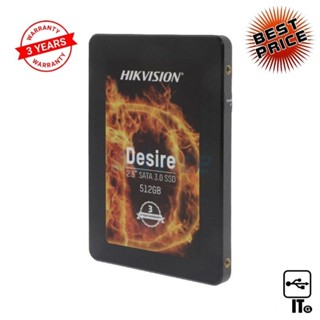 512 GB SSD SATA HIKVISION DESIRES(S) (HIKSSDDESIRE512G) ฮาร์ดดิส ฮาร์ดดิสก์ ประกัน 3Y