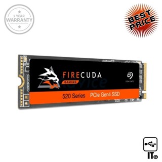 500 GB SSD M.2 PCIe Seagate Firecuda 520 (ZP500GM3A002) NVMe ประกัน 5Y