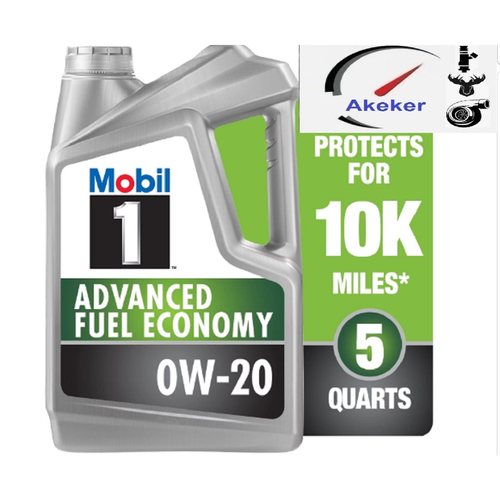 Mobil 1 Advanced Fuel Economy Full Synthetic Motor Oil 0W-20 5 QT