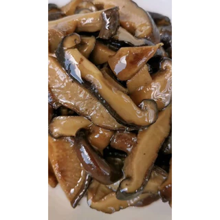 เห็ดหอมคั่วซีอิ๊วเจ สูตรโบราณ นุ่มเข้าเนื้อ เค็มๆหอมๆนัวๆ รสชาติอร่อยมาก 200 กรัม
