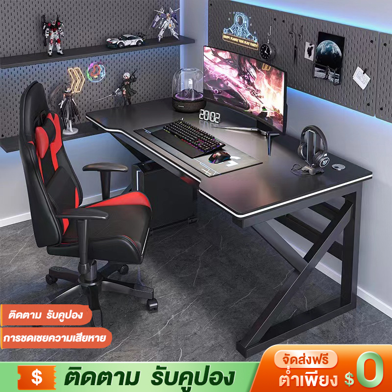 YYM โต๊ะเล่นเกมส์ โต๊ะคอมพิวเตอร์เกมมิ่ง ะคอมพิวเตอร์ ต๊ะเล่นเกมโต๊ะเกมส์ โต๊ะสำหรับอีสปอร์ตGaming