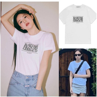 พร้อมส่ง 🇰🇷แท้ 💯% Marithe Francois Girbaud - Classic Logo Tee - Women Size S &amp; M - White