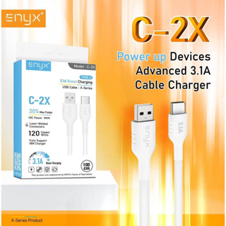 สายชาร์จ ENYX รุ่น C-2X Charging Cable USB to L/Micro USB/Type-C 3.1 A ชาร์จไวกว่าเดิม ชาร์จเร็ว รุ่นใหม่