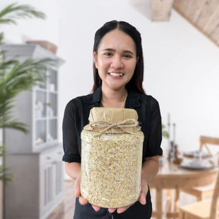 ข้าวโอ๊ตเต็มเมล็ด(พร้อมทาน) ราคาประหยัด นำเข้าจากออสเตรเลีย โดยโรงงานวารณ บรรจุ 1450 กรัม