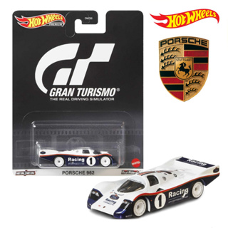 โมเดลรถเหล็ก Hotwheels ลิขสิทธิ์แท้100% รุ่น PORSCHE 962 : GRAN TURISMO THE REAL DRIVING SIMULATOR ล้อยาง Hot wheels Pre