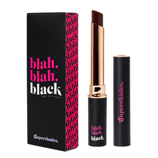 Supershades Blah Blah Balm& Blackซุปเปอร์เฉด บลาบลา บาล์ม แบล็ค ลิปบาล์ม ลิปเปลี่ยนสี ตามอุณหภูมิ บำรุง ริมฝีปาก ขนาด 3g