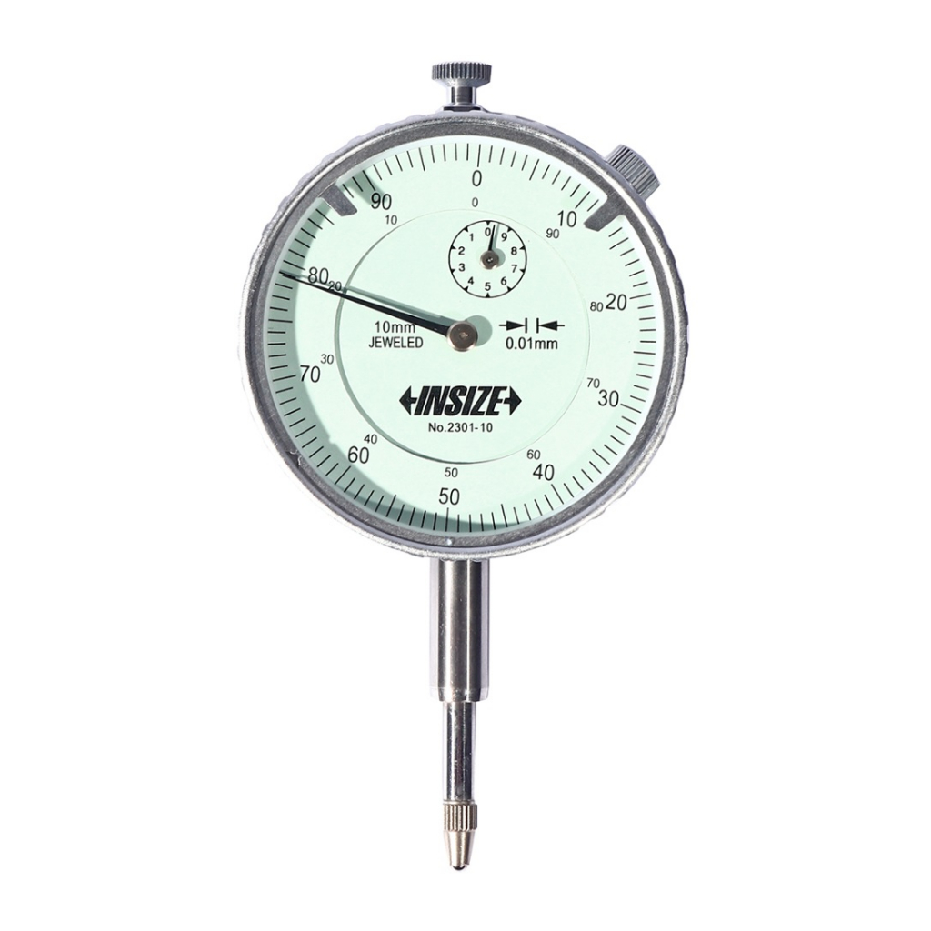 INSIZE ไดอัลเกจหลังแบน (Dial Indicator) อินไซส์ (INSIZE) INSIZE รุ่น 2301-10F ความละเอียด 0.01 มม. ง
