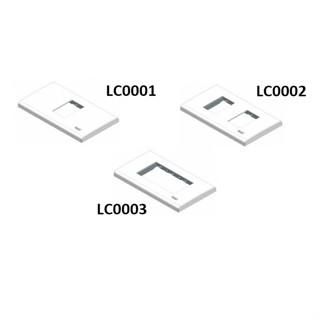 VENA หน้ากากสำหรับ สวิตซ์-ปลั๊ก รุ่นใหม่ รุ่น LC0001 (1ช่อง) , LC0002 (2ช่อง), LC0003 (3ช่อง) L-Series