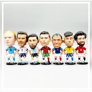 ***สินค้าพร้อมส่ง***โมเดลนักฟุตบอลหัวสปริง สูง 10 ซม. [Football Star] ตุ๊กตานักบอล Model Football  นักเตะ โมเดลนักเตะ