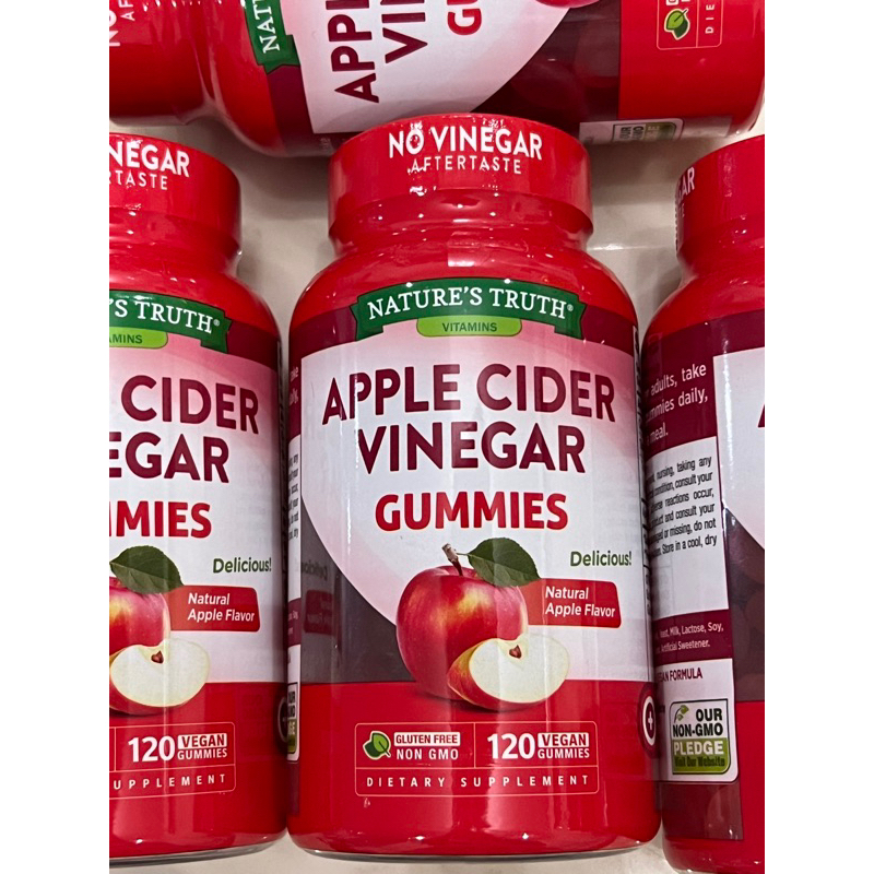 พร้ มส่ง Nature's Truth USDA  Apple Cider Vinegar 120 Gummies